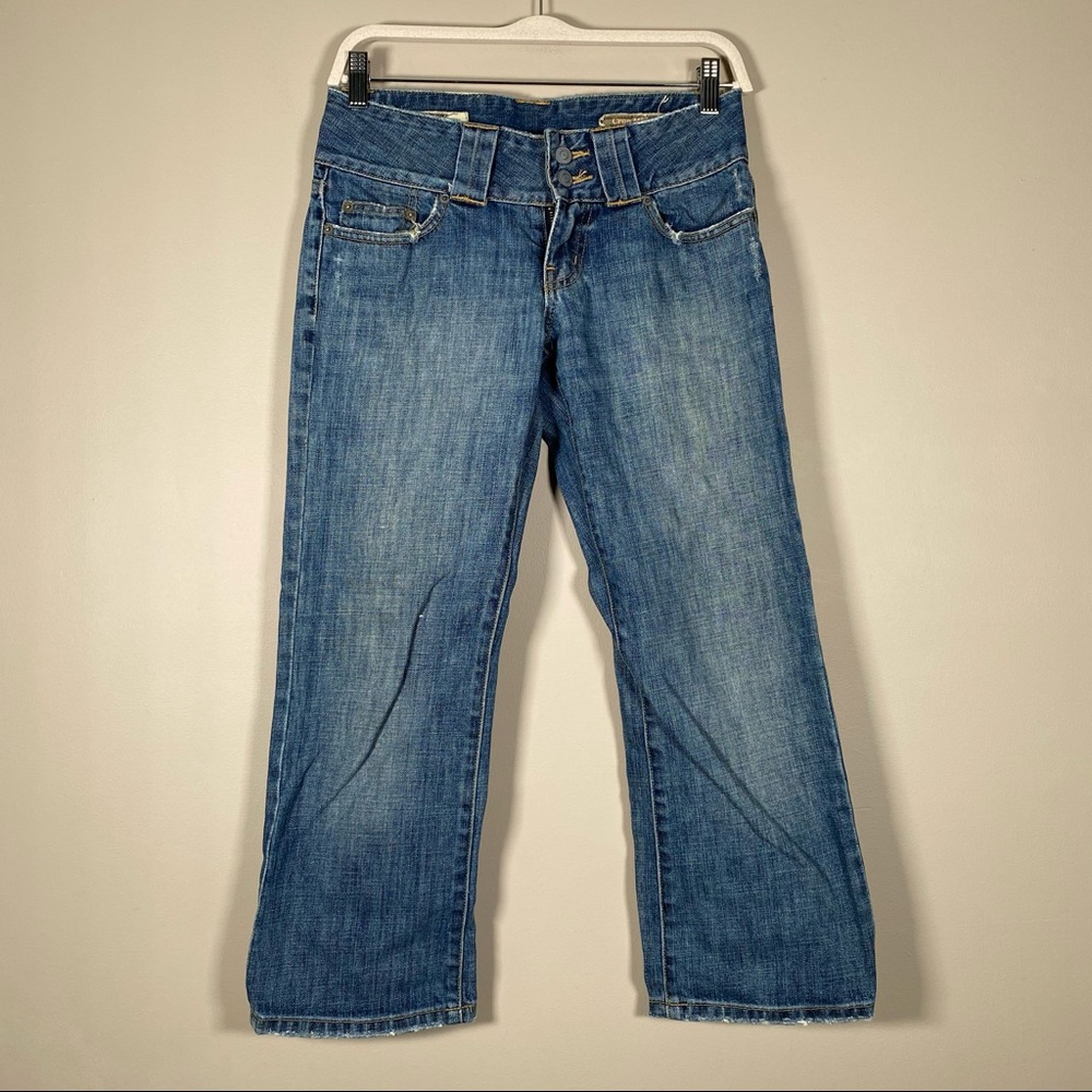 Sportsgirl Denim Crop Midwash Jeans Aussie size 8